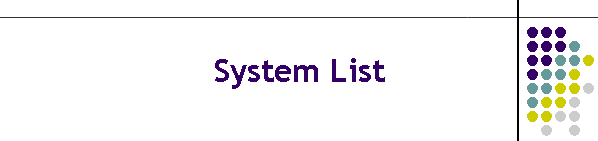 System List